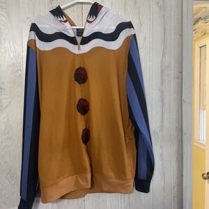 BioWorld Scary‎ Clown Men's Halloween Costume Hoodie, Large